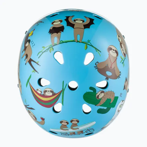 Kask rowerowy dziecięcy Hornit Sloth blue/brown