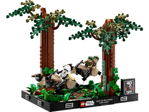 LEGO Star Wars Diorama: Endor yarışçısının peşinde 75353