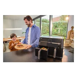 Air Fryer Frytkownica beztłuszczowa BRAUN TwinCook 5 TD5073 10l z podwójnym koszem i okienkiem do obserwacji postępów gotowania