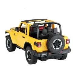 Jeep Wrangler JL R/C skala 1:14 Rastar 79400  samochód sterowany żółty