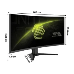 Monitor MSI Mag 346CQ 34" 3440x1440px 180Hz 1 ms [MPRT] Curved