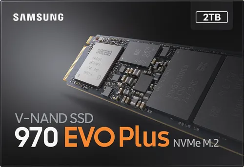 Samsung 970 EVO Plus SSD 2 TB M. 2 2280 PCI-E x4 Gen3 NVMe (MZ-V7S2T0BW)