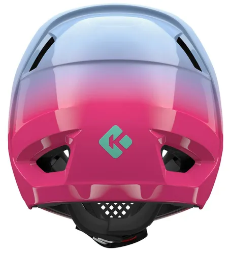 Kask rowerowy LAZER Chase KinetiCore Niebiesko-różowy Full Face (rozmiar XL)