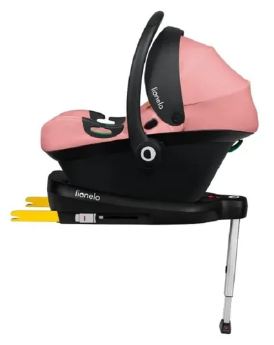 Fotelik samochodowy LIONELO Astrid i-Size z bazą Isofix 40-87 cm (0-13 kg) Różowy