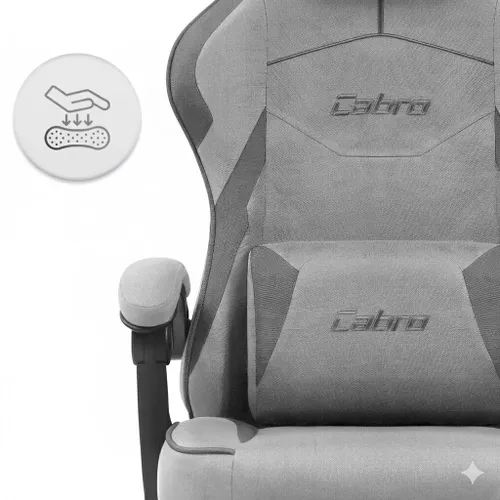 Fotel gamingowy CABRO C502 Szaro-czarny