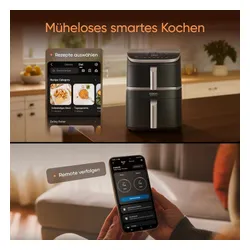 Frytkownica beztłuszczowa COSORI Turbo Tower Pro Smart ‎CAF-DC113S-ADE Wi-Fi 10,8 l Double Stack