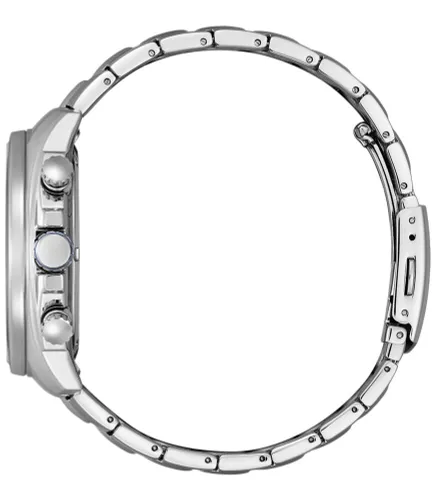 Zegarek CITIZEN Eco-Drive Racer Chromograph CA4560-81L Srebrno-granatowy