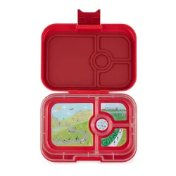 Szczelna średnia śniadaniówka Yumbox Panino - wow red