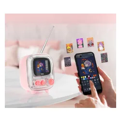 Głośnik mobilny DIVOOM Tivoo 2 Radio FM Różowy