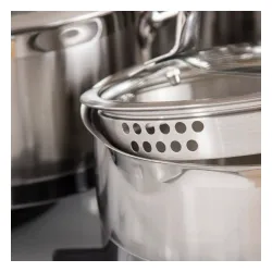 TESCOMA President niski 5 l - garnek ze stali nierdzewnej z pokrywką do odcedzania