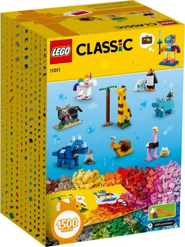 Конструктор Lego Classic кирпичи и животные (11011)