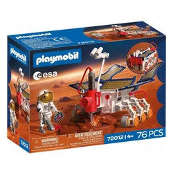 PLAYMOBIL SPACE 72012 Łazik badawczy ESA Mars, zestaw dla dzieci +4 lata