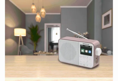 Radioodbiornik Kenwood CR-M30DAB-R Radio FM DAB+ Bluetooth Różowy