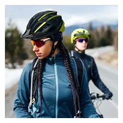 Kask rowerowy WOZINSKY HT-28VCZ Czarno-żółty MTB z lampką (rozmiar M)