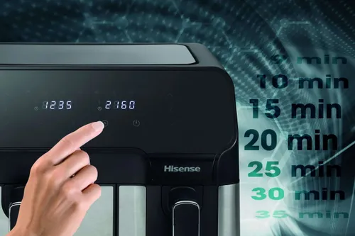 Air Fryer Frytkownica beztłuszczowa HISENSE HAF2900D 8.6l z podwójnym koszem regulacja temperatury