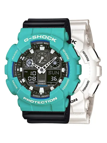 Casio Zegarek SET GA-100B-7AER + BEZEL 10410475 + PASEK 10347688