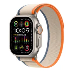 Smartwatch Apple Watch Ultra 2 GPS + сотовый титановый чехол 49 мм браслет Trail оранжевый / бежевый S / M