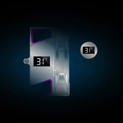 Chłodzenie Rampage Octagon C70 ARGB Infinity PWM Biały