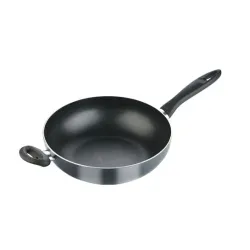 TESCOMA Presto 28 cm szara - patelnia / wok nieprzywierający