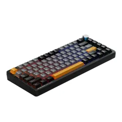 Klawiatura mechaniczna Machenike K600-B82W Gamingowa Bezprzewodowa GR Silver Switch Czarna