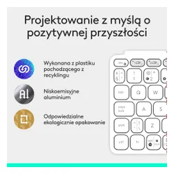 Klawiatura nożycowa Logitech Keys-To-Go 2 Szary