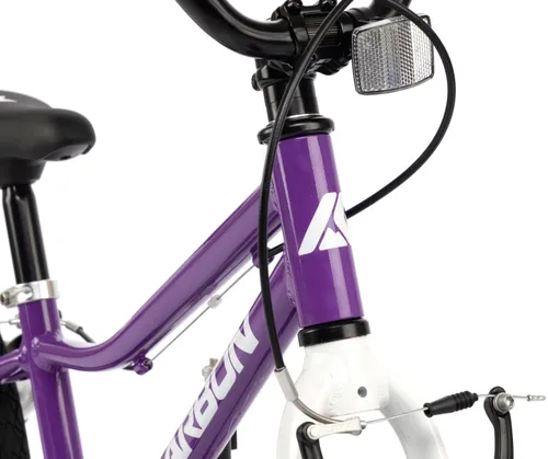 Rower dziecięcy KARBON Superlight Automatic 18 cali dla chłopca Fioletowy