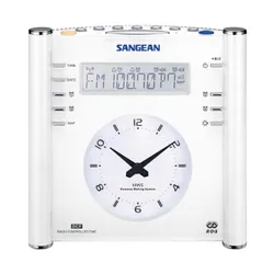 Радиоприемник SANGEAN ATOMIC 30 RCR-3 FM-радио Белый