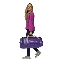 Katlanabilir çanta 2in1 Patagonya Siyah Delikli Duffel 55 l-perennial mor