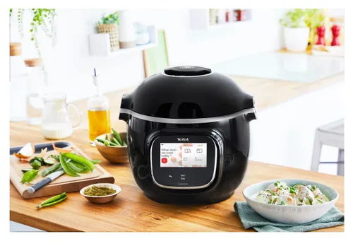 Аэрогриль Tefal Cook4me Touch Wi-Fi CY9128 + крышка для выпечки EY1508 1600 Вт 6л мобильное приложение