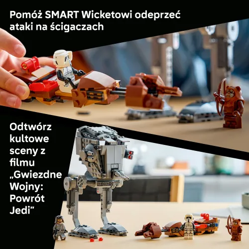 LEGO 75424 Star Wars SMART Play AT-ST Attack on Endor