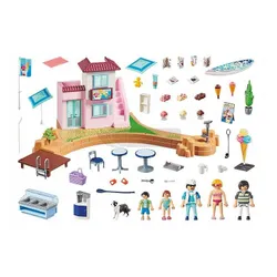 PLAYMOBIL Family Fun 70279 Lodziarnia w porcie