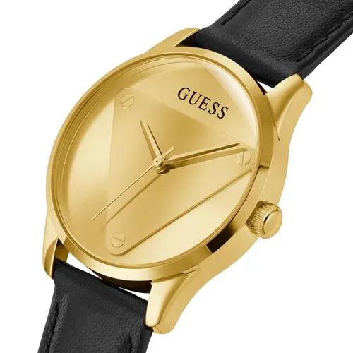 Guess Amblem Saati GW0399L3 SİYAH / ALTIN