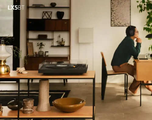 Gramofon Sony PSLX5BT Automatyczny Napęd paskowy Przedwzmacniacz Bluetooth Czarny