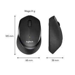 Myszka Logitech M330 Silent Plus - czarny