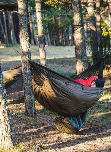 Hamak na sprzęt Lesovik Huba Gear Shelf - kangaroo brown