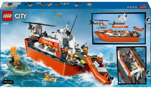 LEGO 60504 City Łódź ratunkowa i helikopter straży przybrzeżnej