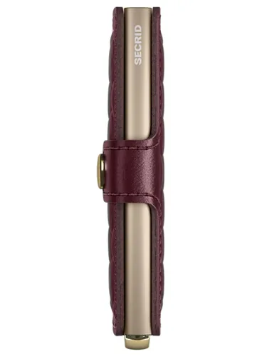 Portfel RFID Secrid Premium Miniwallet Emboss Diamond+ - bordeaux