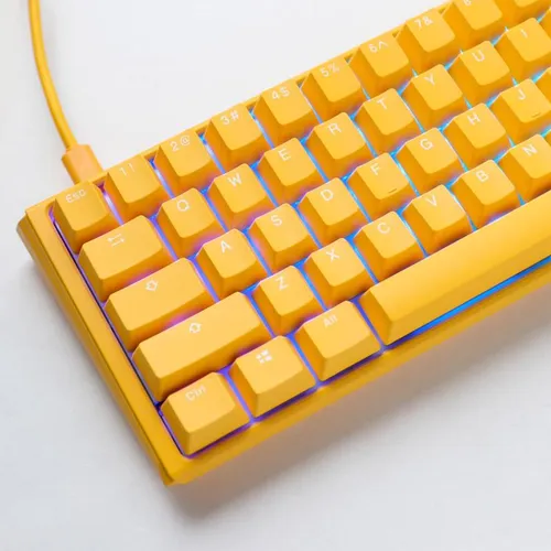 Klawiatura mechaniczna Ducky One 3 Yellow SF - Cherry MX Speed Silver