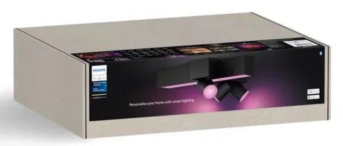 Oświetlenie punktowe Philips Hue White and Color Ambiance Centris 3 Cross Czarny