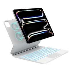 Etui na iPad Pro 13 cali TYPECASE Edge Biały Klawiatura