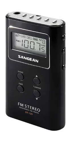 Радиоприемник SANGEAN POCKET 120 DT-120 FM-радио Черный