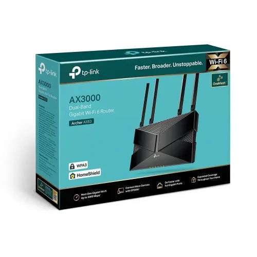 Router TP-LINK Archer AX53 AX3000 Czarny