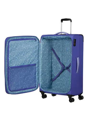 American Tourister Pulsonic'in Geniş Genişletilebilir Valizi-soft lilac