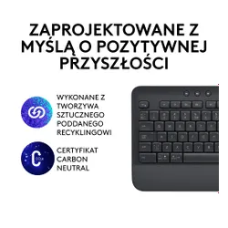 Klawiatura Logitech K650 Signature - grafitowy