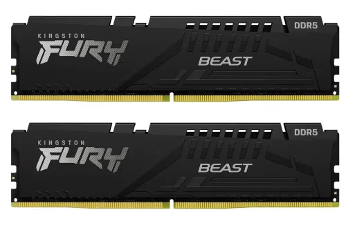 Pamięć RAM Kingston FURY Beast DDR5 32GB (2 x 16GB) 6400 CL32 Czarny