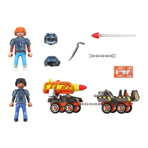 Playmobil PLAYMOBIL 70929 Dino Mine Rocket Kart Construction Toy