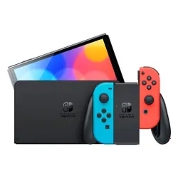 Игровая консоль Nintendo Switch OLED Neon Red/Blue (Красно-Синяя)