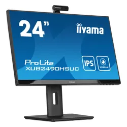 Monitor iiyama ProLite XUB2490HSUC-B5 z kamerą 24" Full HD IPS 60Hz 4ms