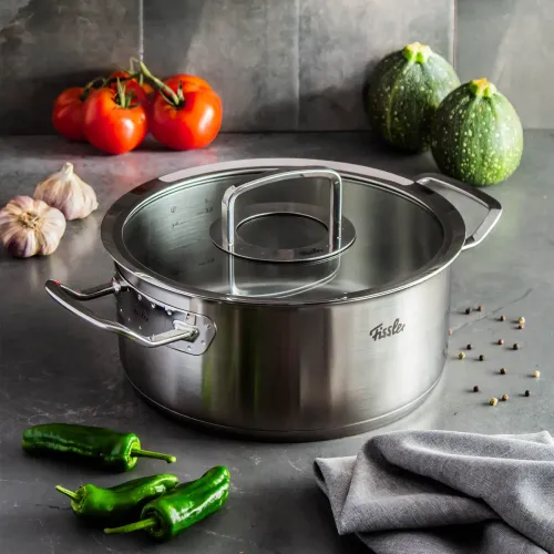 FISSLER Original Profi Collection 4,6 l - garnek ze stali nierdzewnej z pokrywką