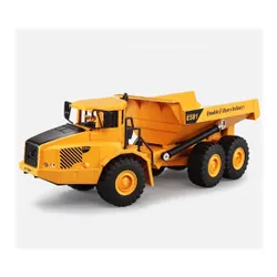 Zdalnie sterowany samochód COIL Auto RC pilot wywrotka ciężarówka VOLVO 1:16 żółta